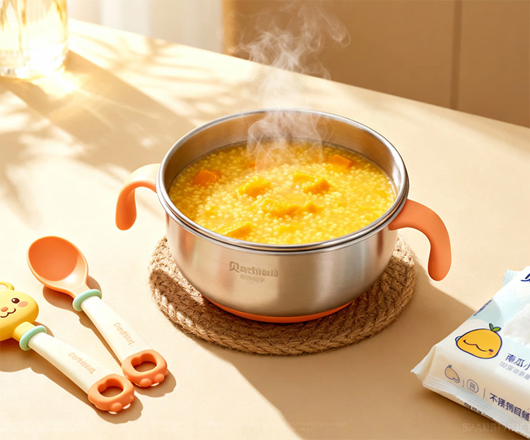测试商品不锈钢电磁炉奶锅蒸锅宝宝婴儿辅食锅